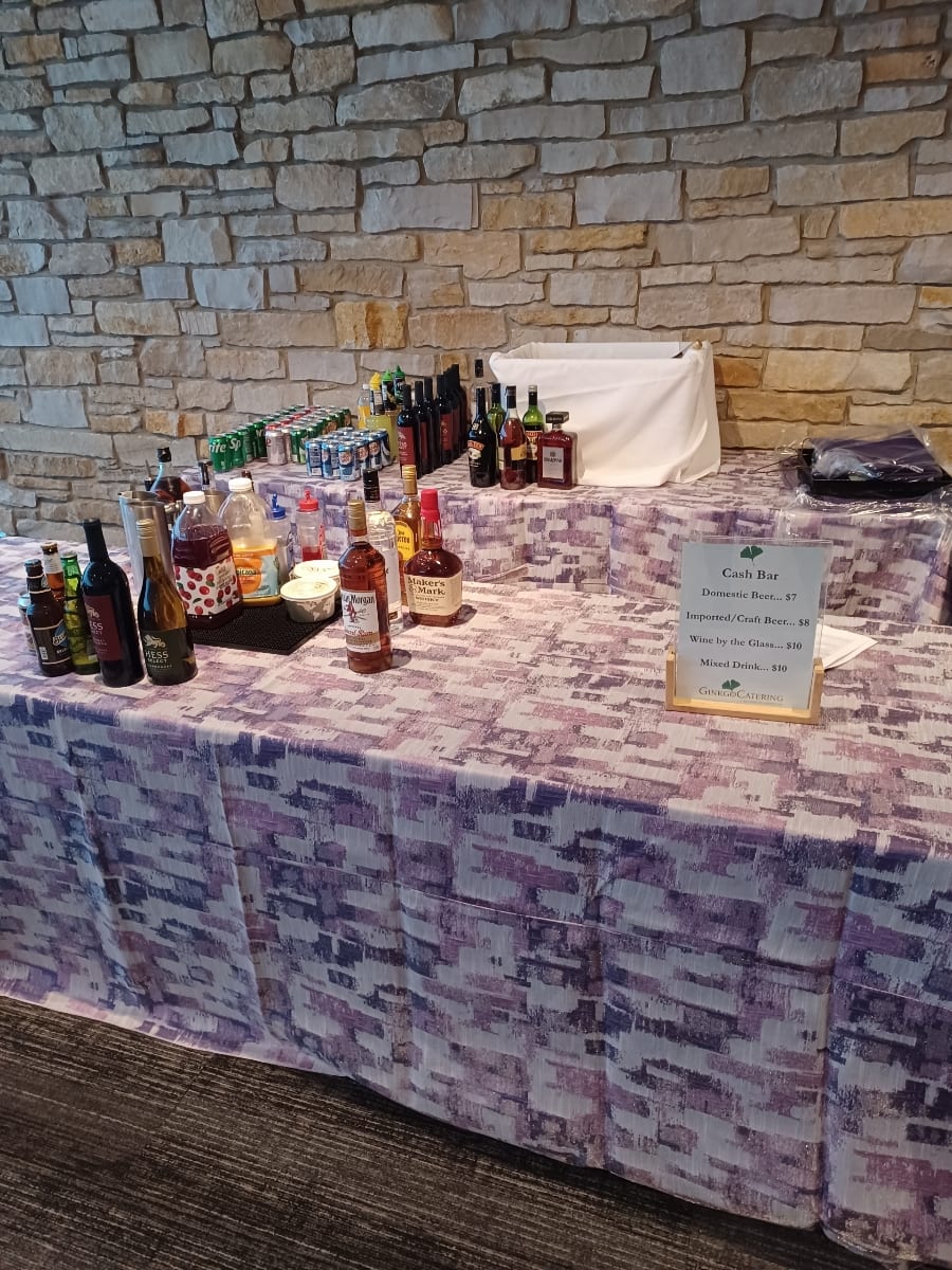 Brushstrokes at a Windy City Linen event