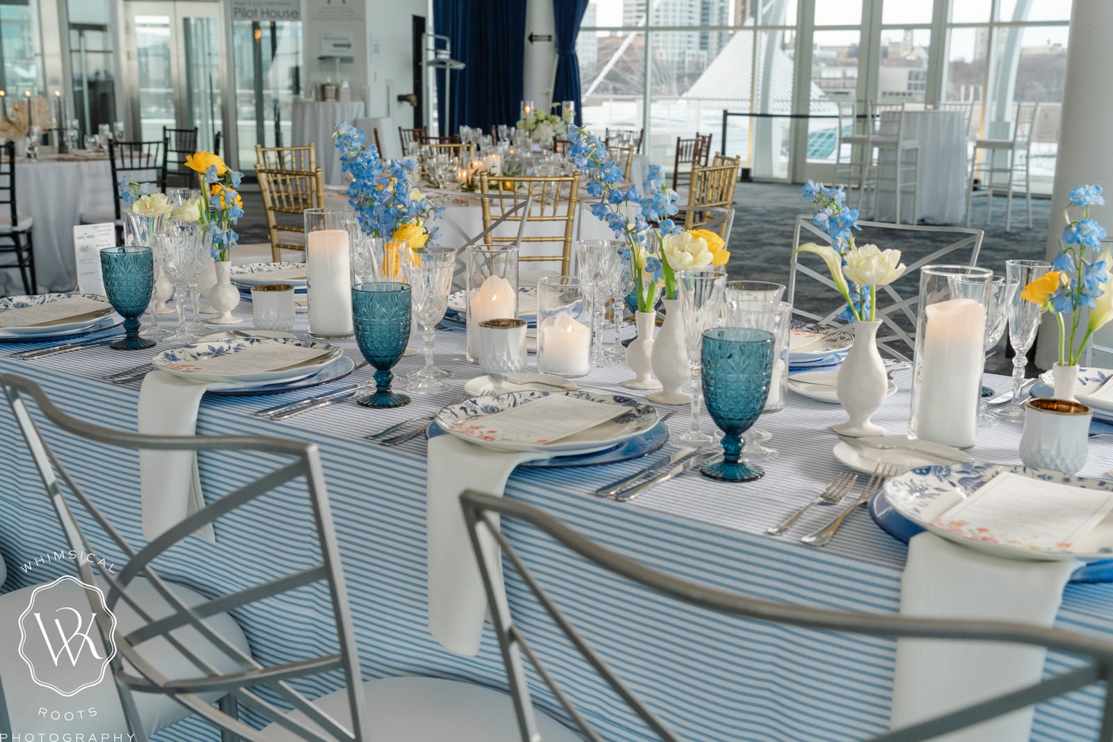 Hampton Stripe Coastal at a Windy City Linen event