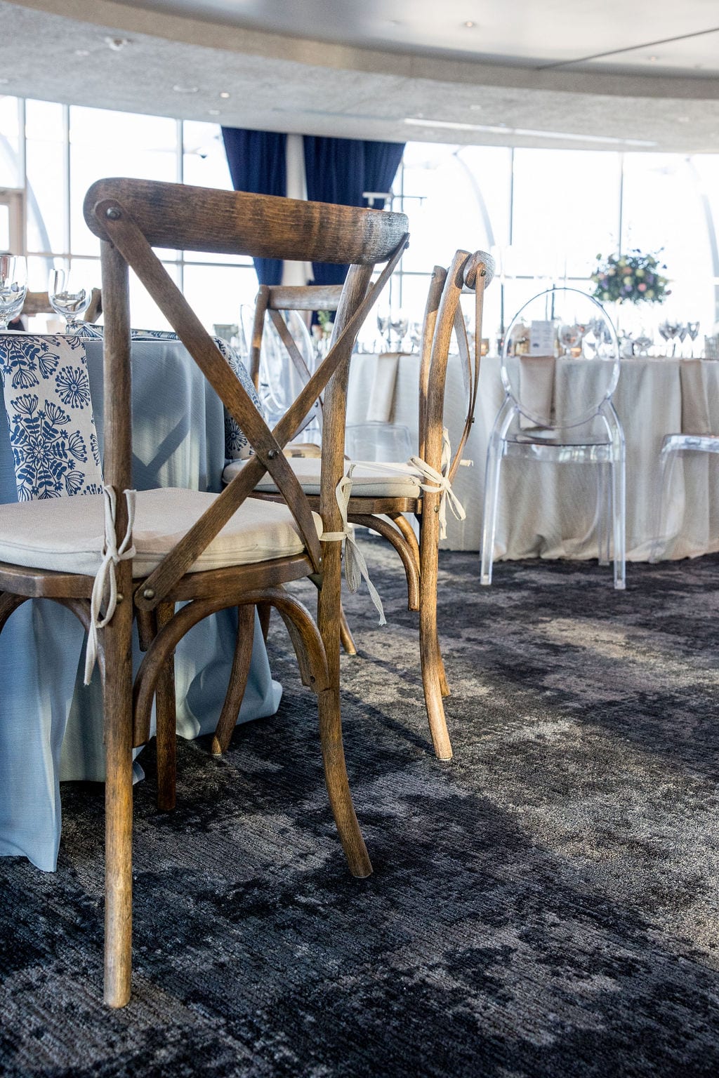 Jute English Rose at a Windy City Linen event