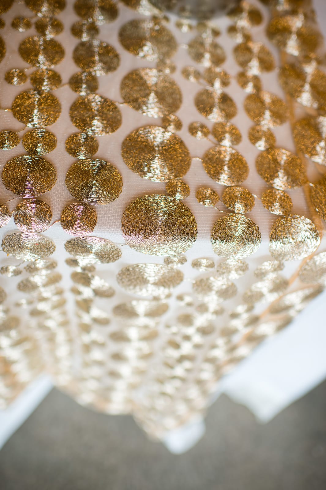 Concentric Gold at a Windy City Linen event