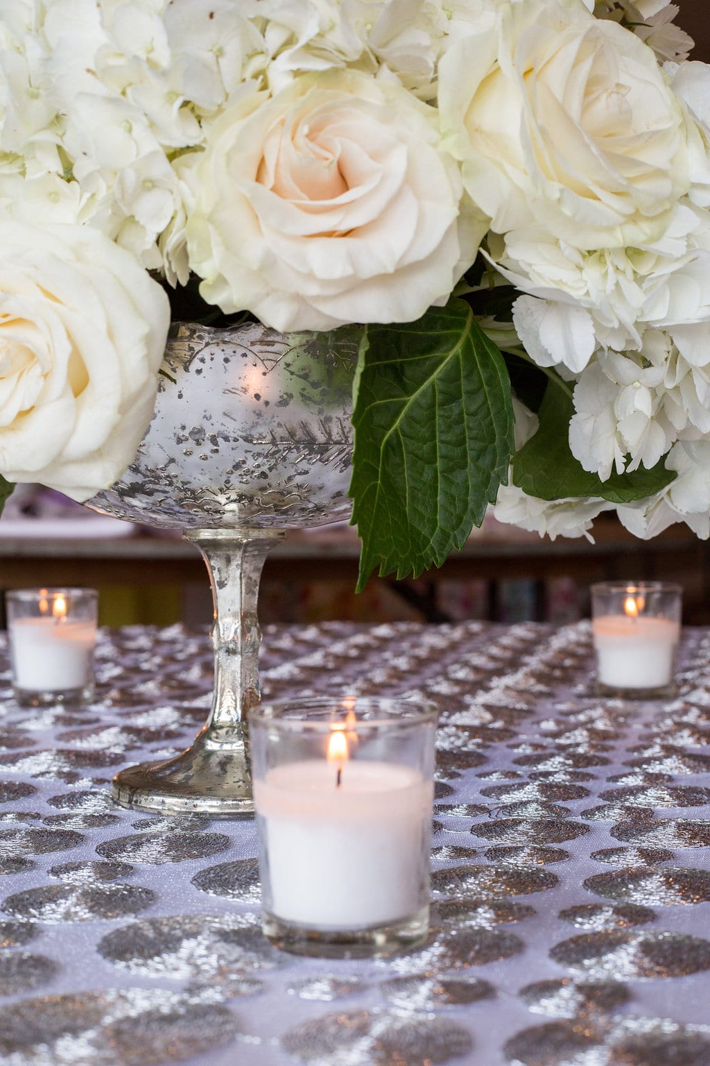 Concentric Silver at a Windy City Linen event