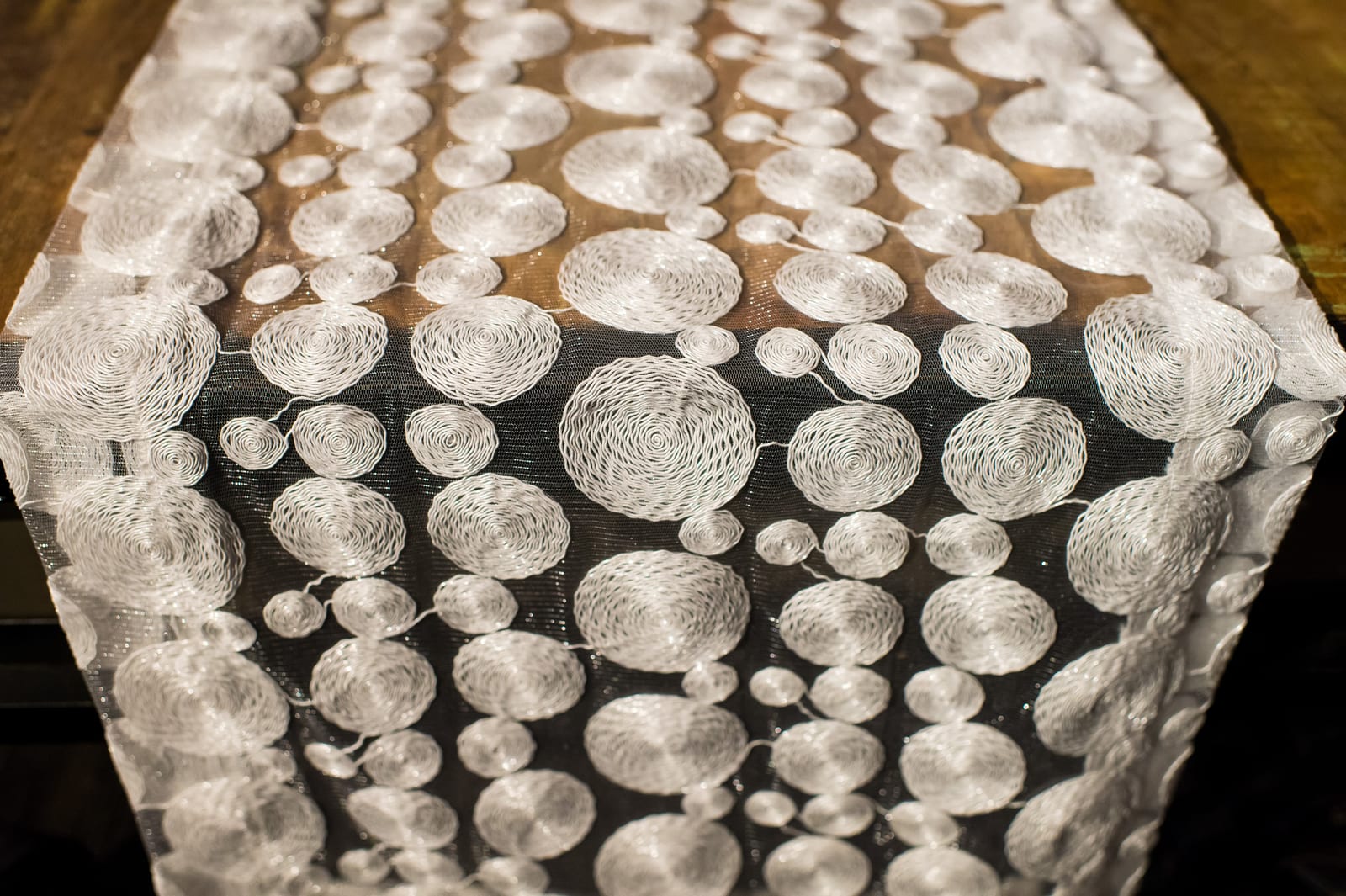 Concentric Gold at a Windy City Linen event