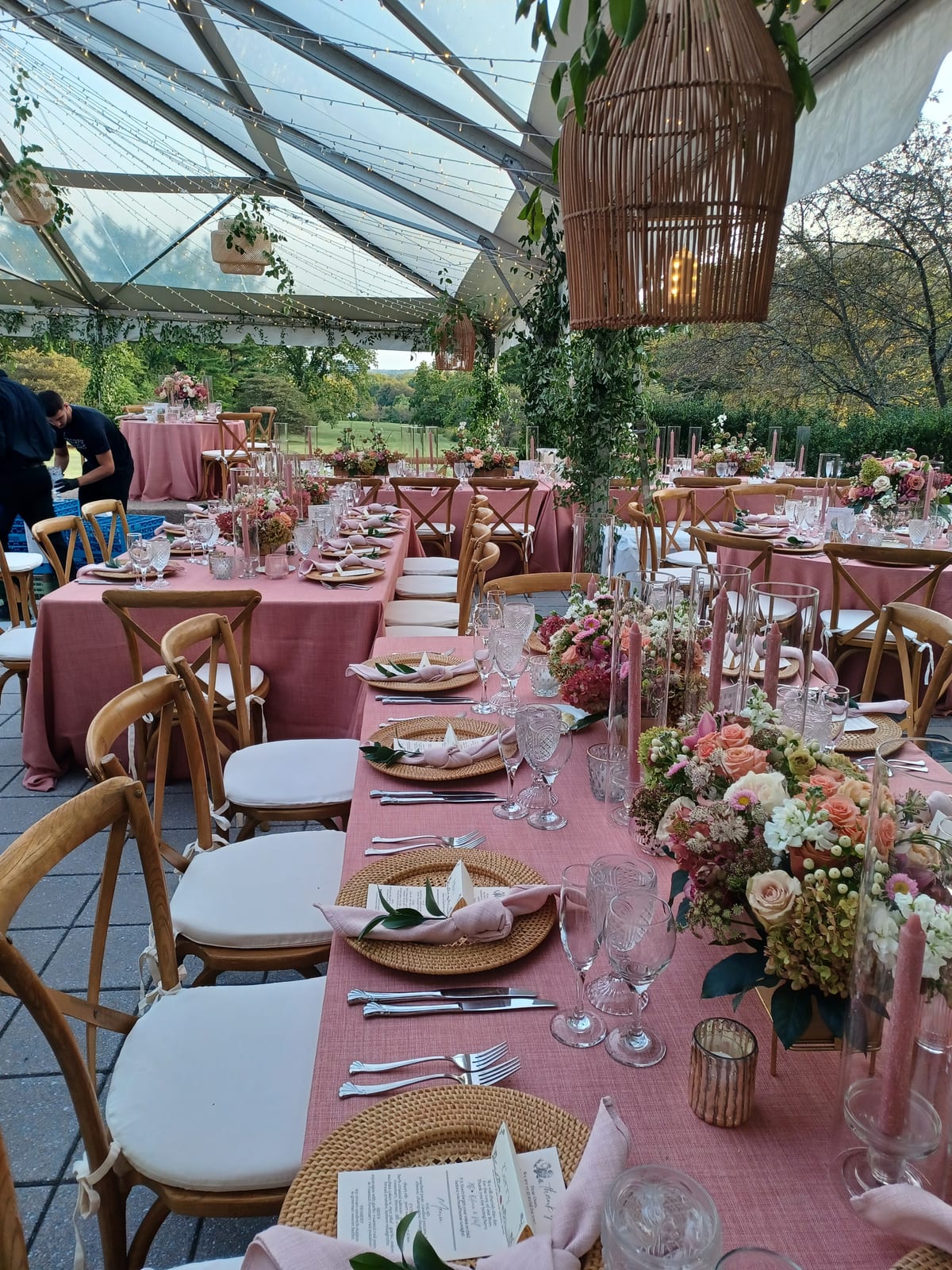 Jute English Rose at a Windy City Linen event