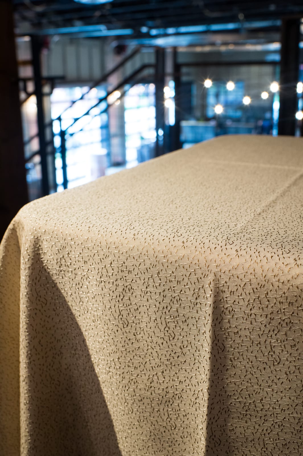 Soiree Gold at a Windy City Linen event
