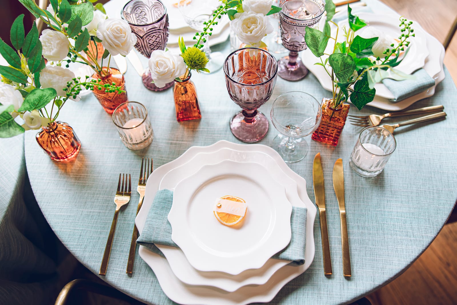 Mirage Hazel at a Windy City Linen event