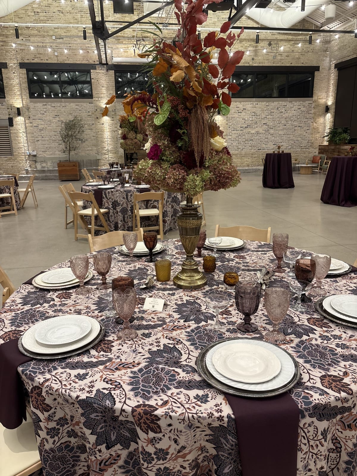 Indigo Bloom at a Windy City Linen event