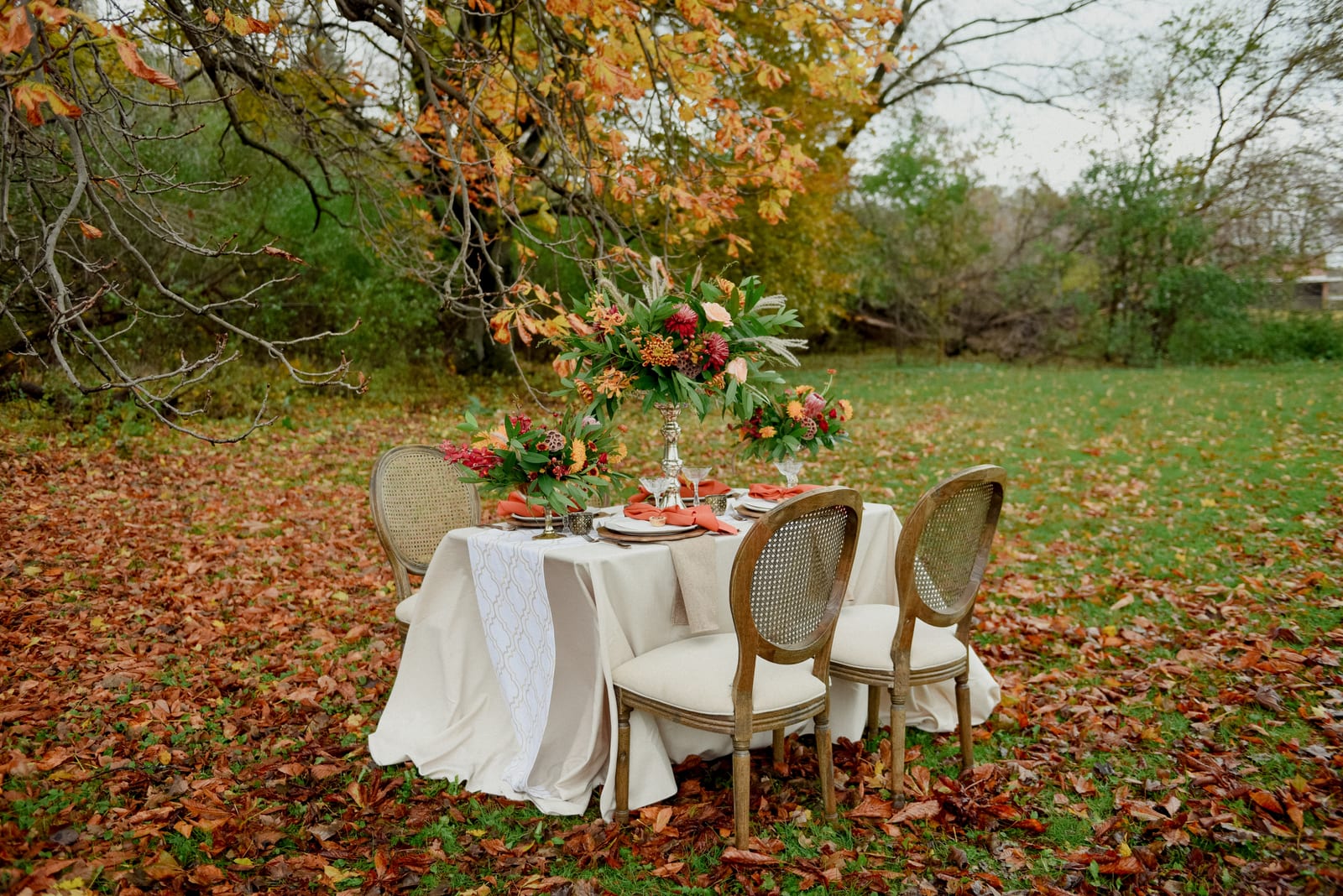 Jute Apricot at a Windy City Linen event