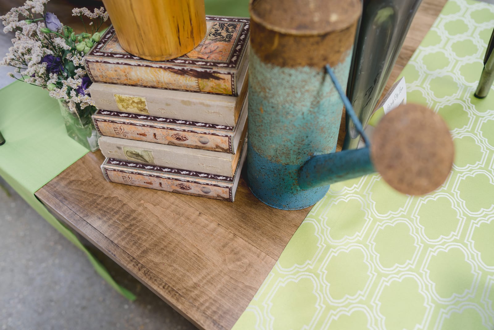 Kiwi Palazzo at a Windy City Linen event