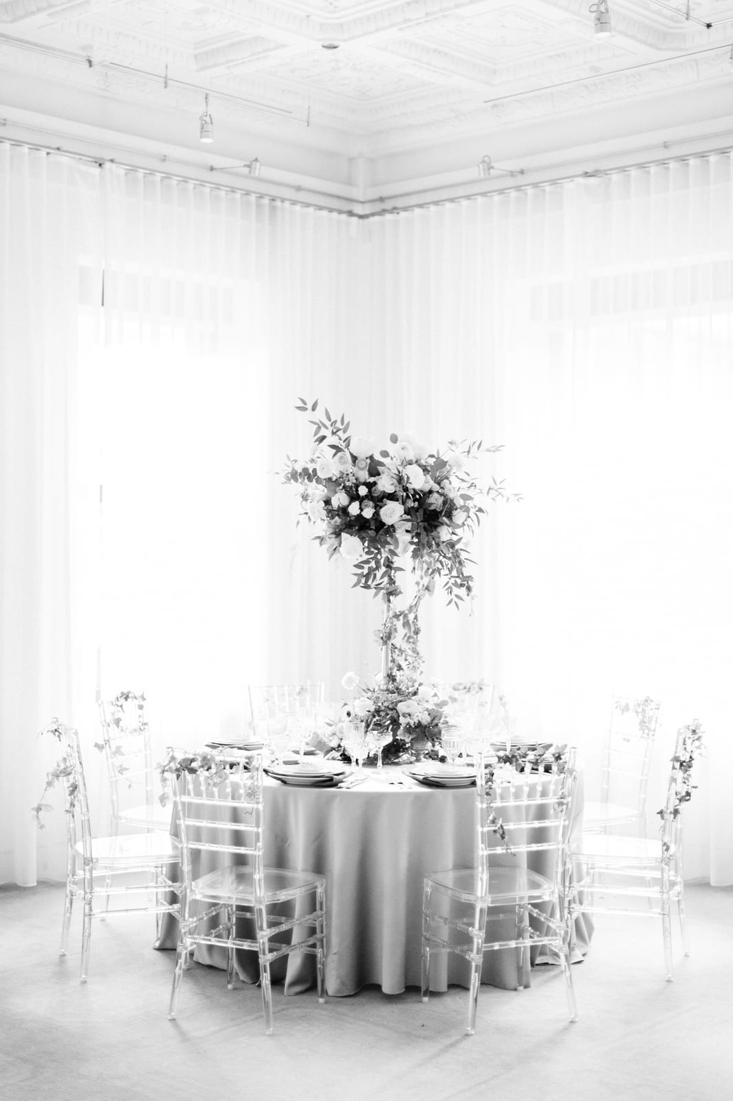 Classic Solid Light Blue at a Windy City Linen event