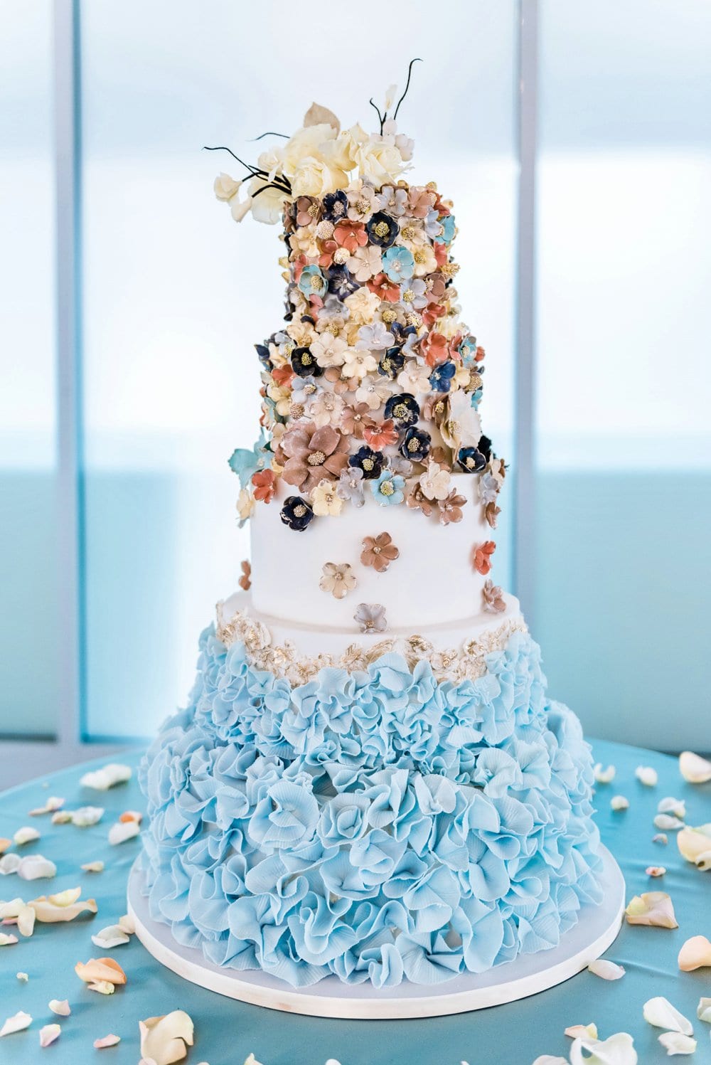 Classic Solid Light Blue at a Windy City Linen event