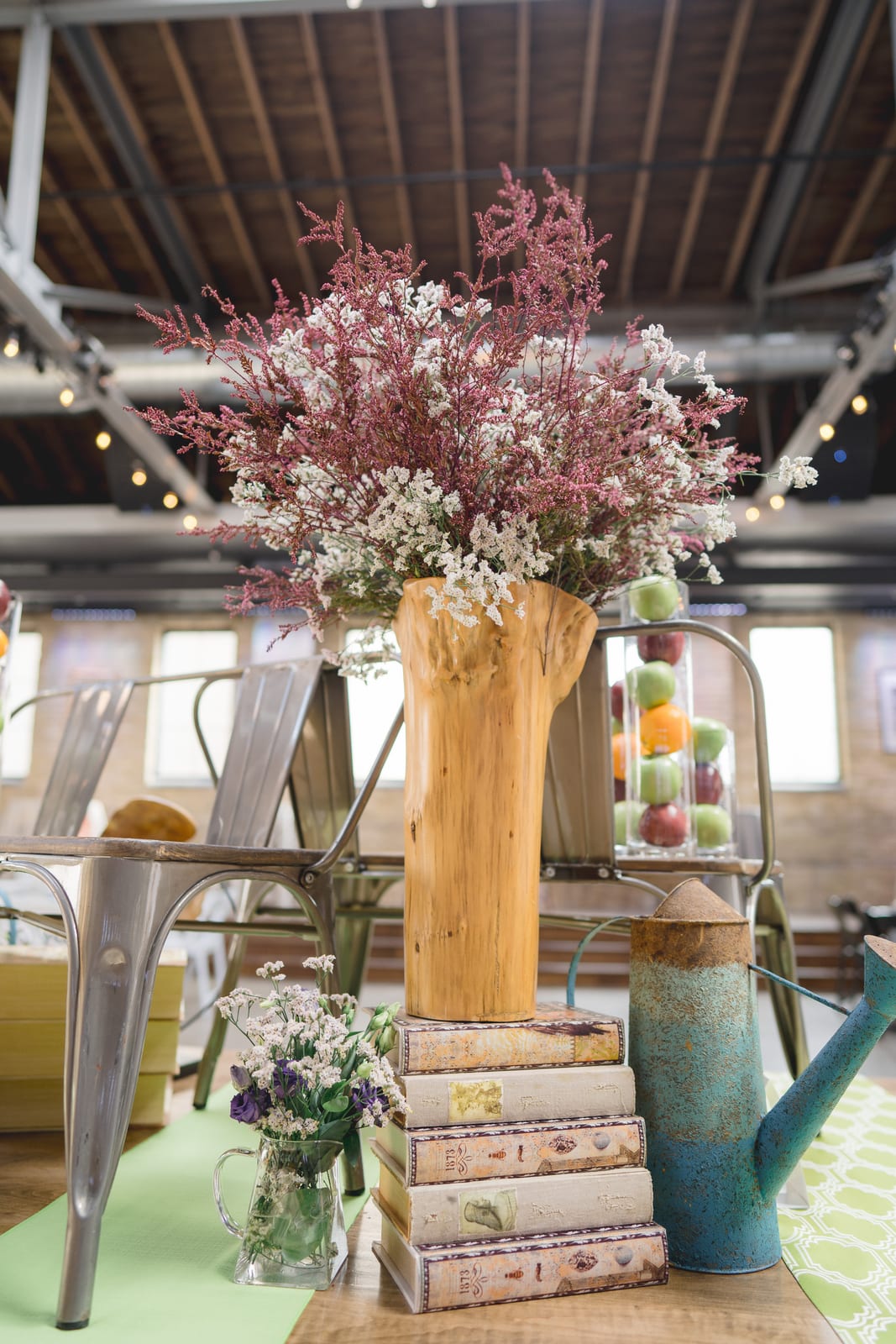 Jute Lime at a Windy City Linen event
