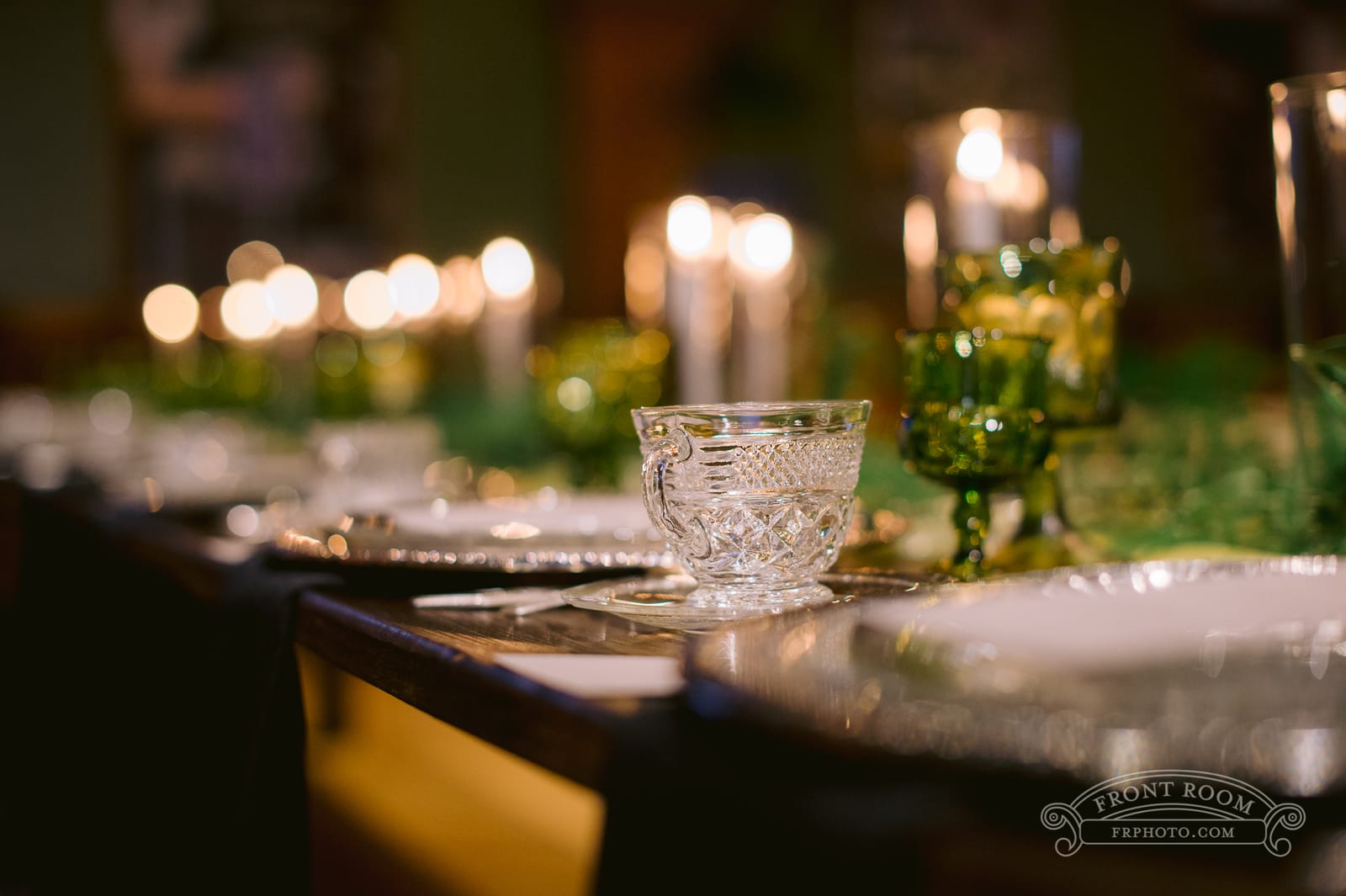 Classic Solid Lime at a Windy City Linen event