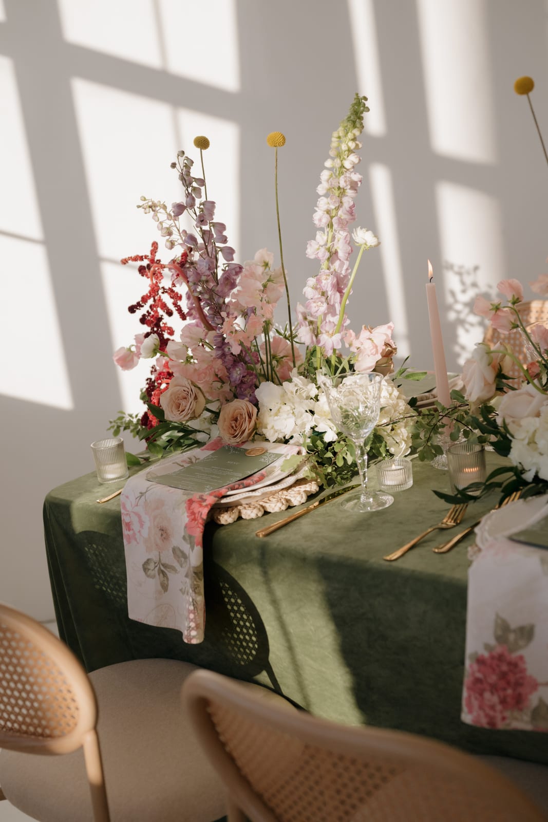 Velvet Loden at a Windy City Linen event