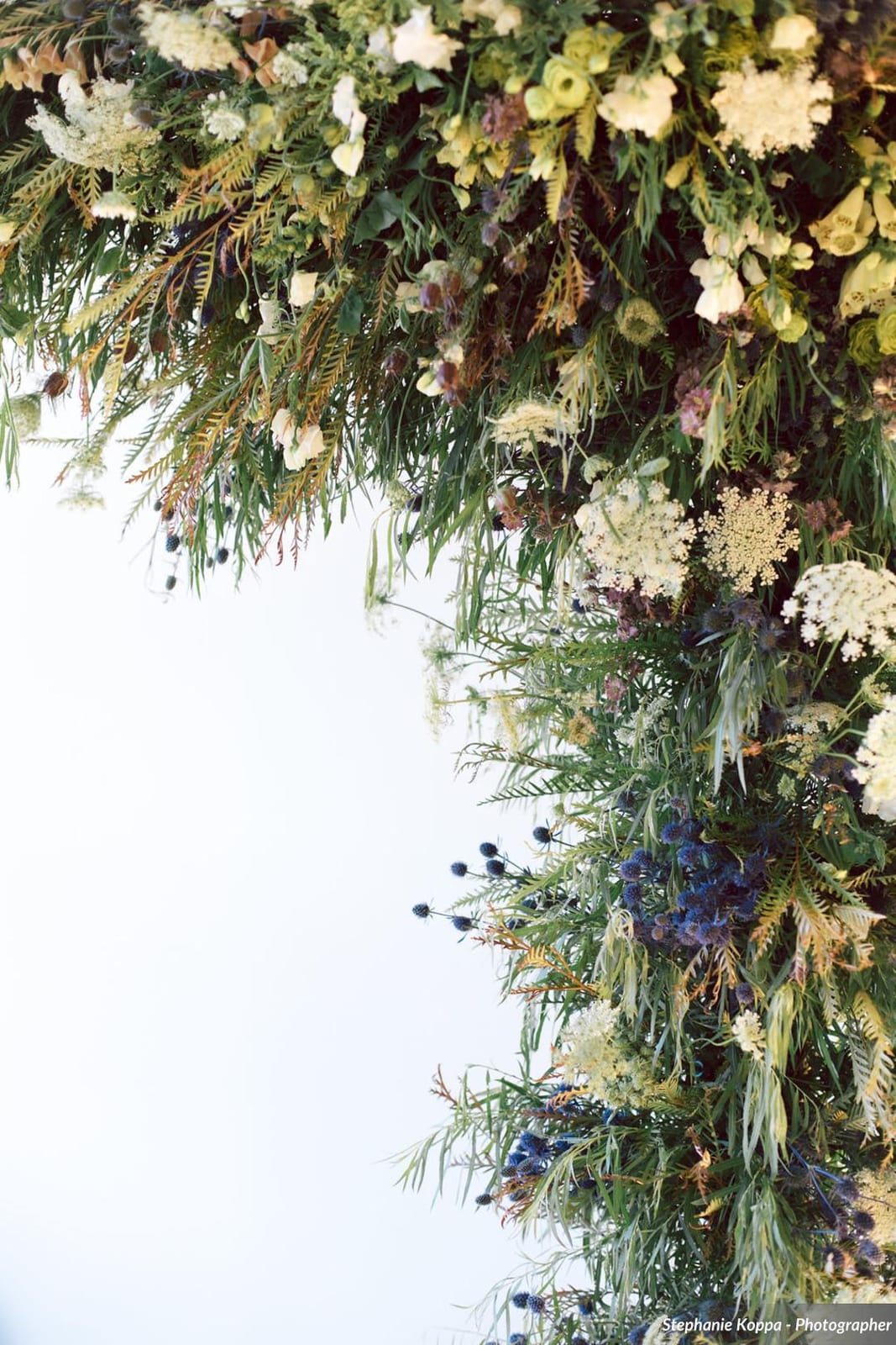 Velvet Midnight Blue at a Windy City Linen event