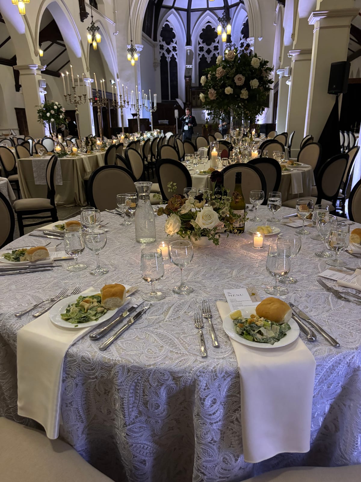 Josephine Lace at a Windy City Linen event