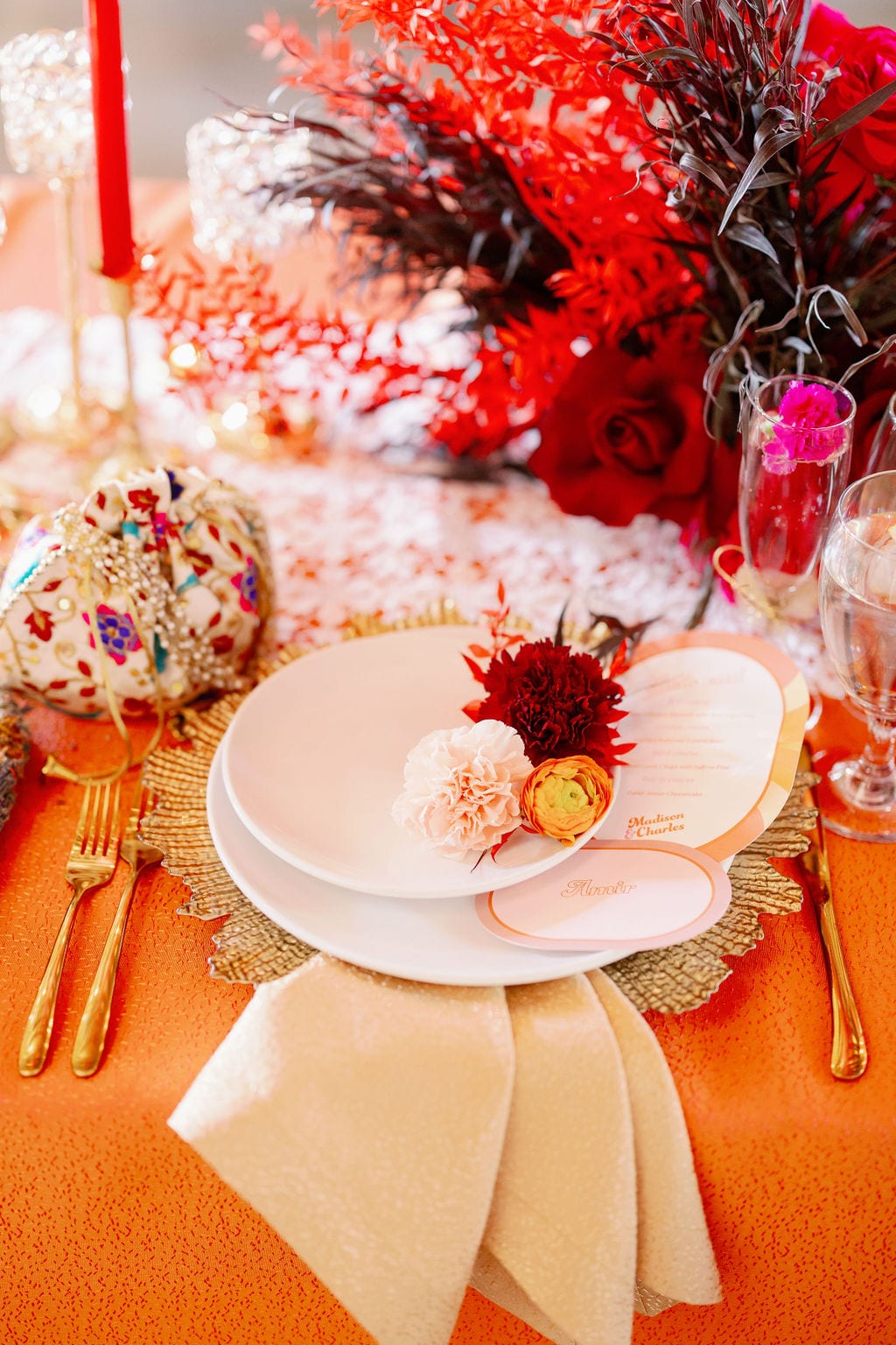 Soiree Papaya at a Windy City Linen event