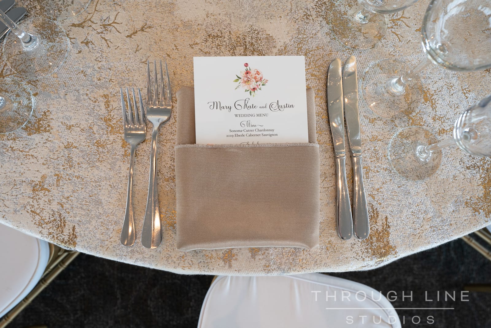 Classic Solid Light Blue at a Windy City Linen event