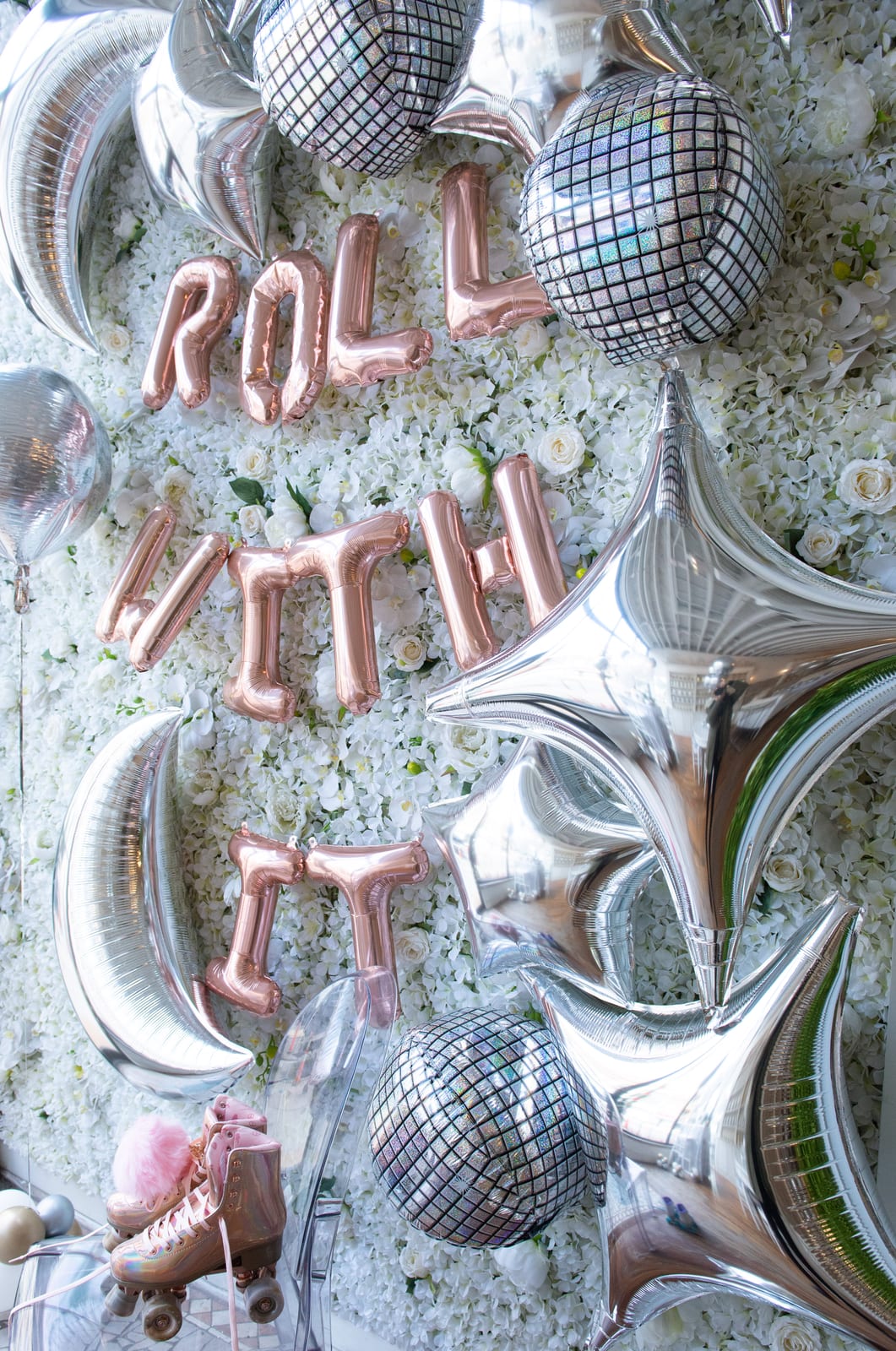 Sequins Silver at a Windy City Linen event