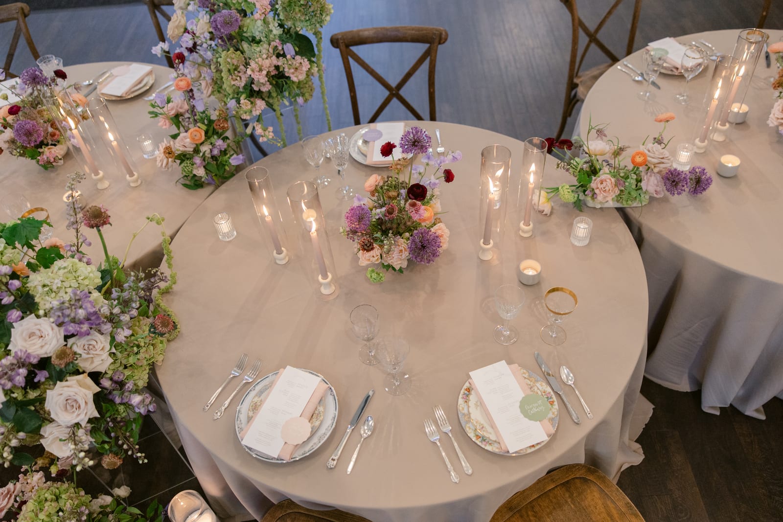 Jute Apricot at a Windy City Linen event