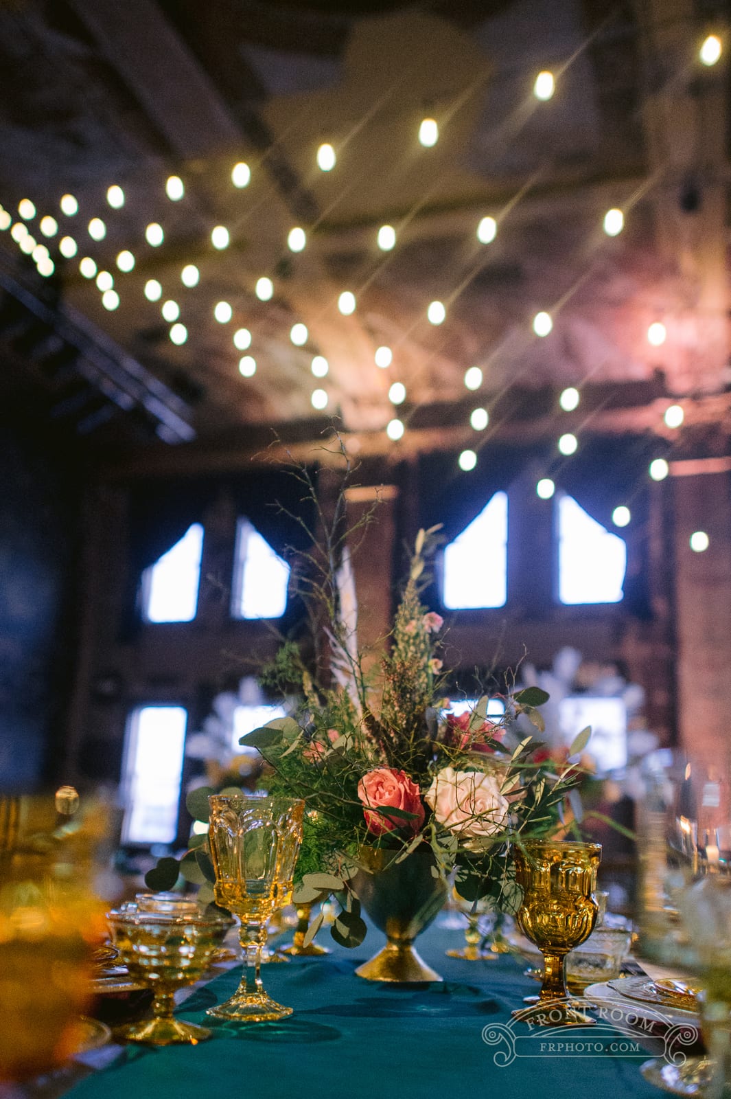 Classic Solid Turquoise at a Windy City Linen event