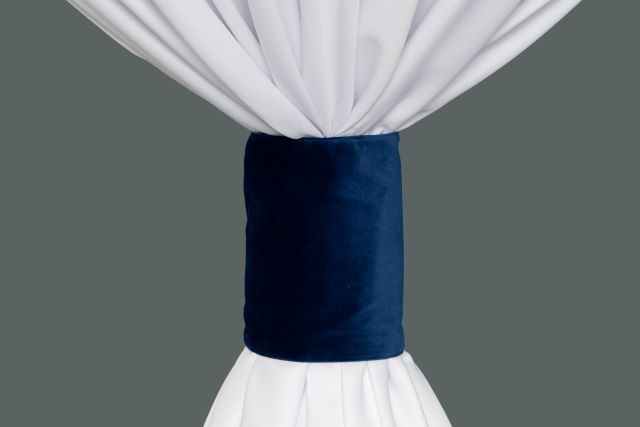 Specialty Velvet Sapphire linen cuff