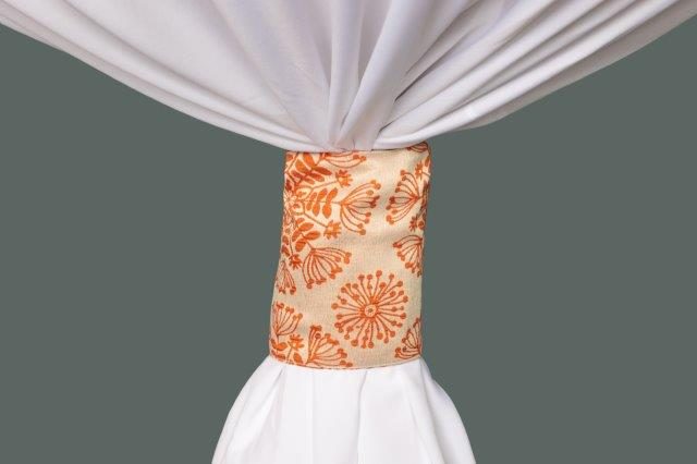 Specialty Helena Orange linen cuff