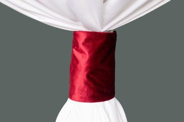 Specialty Velvet Merlot linen cuff