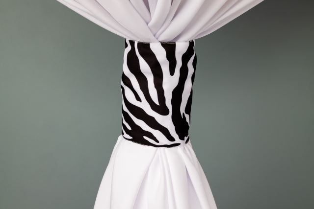 Specialty Zebra linen cuff