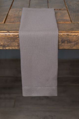 Specialty Hemstitch Charcoal napkin
