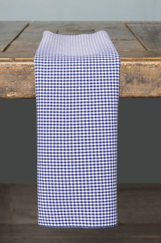 Specialty Navy Gingham Mini Check napkin