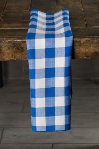 Picnic Check Blue napkin