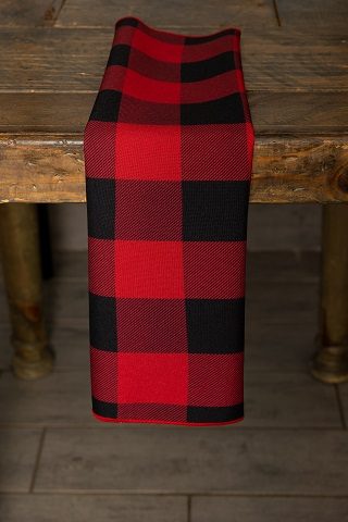 Specialty Buffalo Check Red napkin