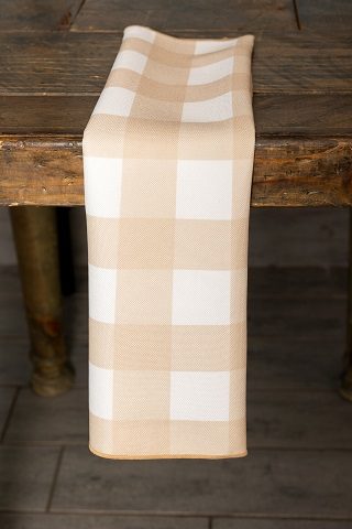 Specialty Buffalo Check Taupe napkin