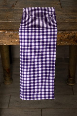 Specialty Purple Gingham napkin