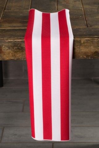 Specialty Stripe Red and White napkin