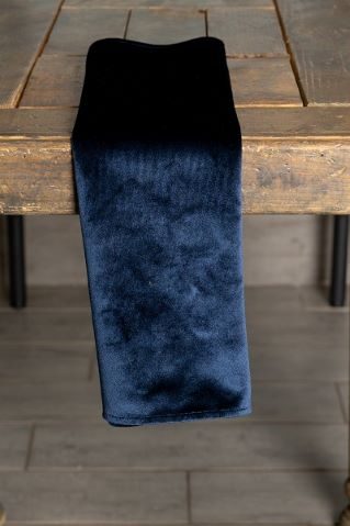 Specialty Velvet Midnight Blue napkin